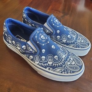 Vans Bandana Skull Slip On